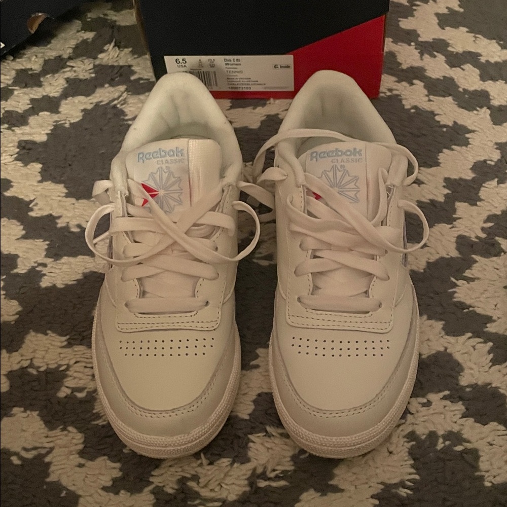 Reebok Classic White Athletic Shoes